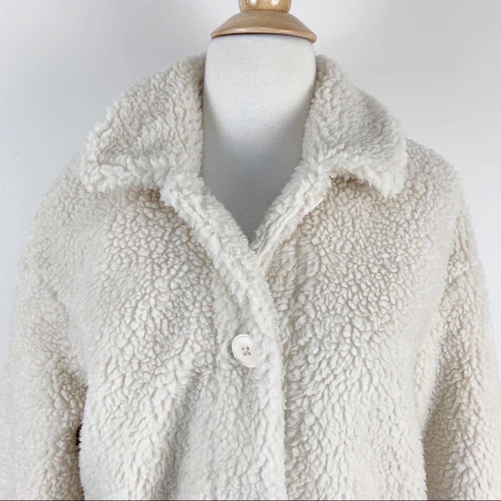 NEW Madewell Sherpa Walton shirt jacket coat. MA316 - Picture 4 of 12